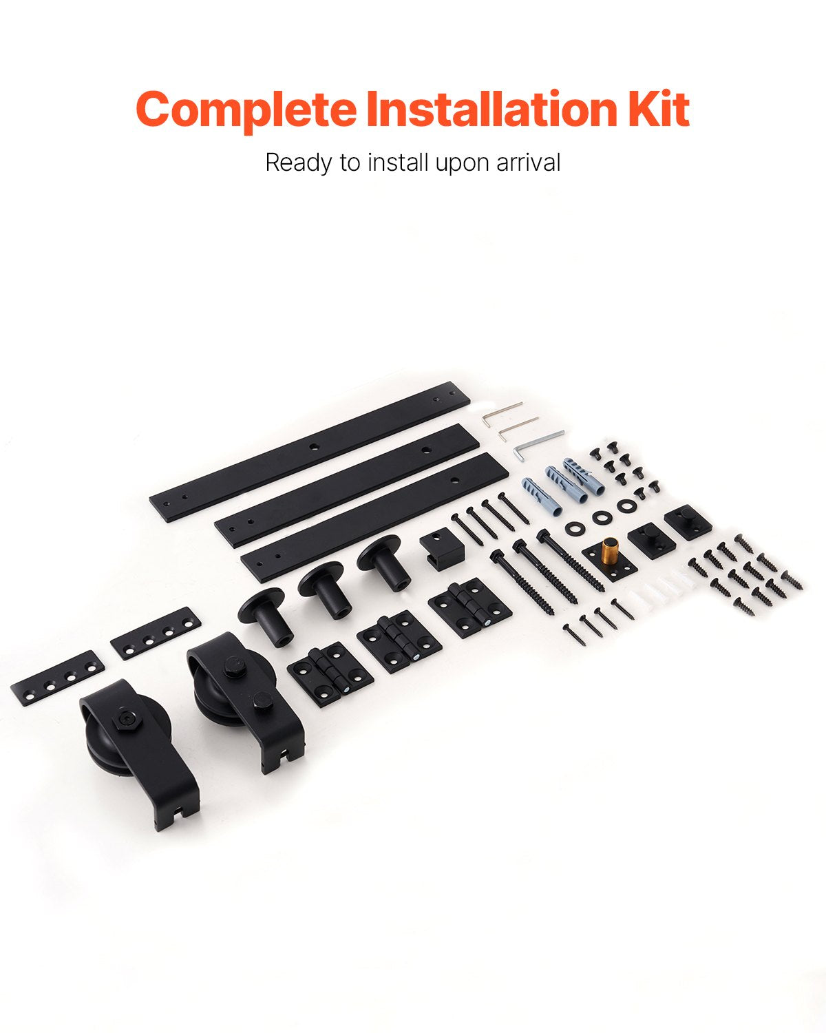 VEVOR Bi-Folding Sliding Barn Door Hardware Track Kit 36