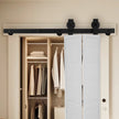 VEVOR Bi-Folding Sliding Barn Door Hardware Track Kit 36