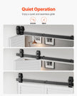 VEVOR Bi-Folding Sliding Barn Door Hardware Track Kit 40