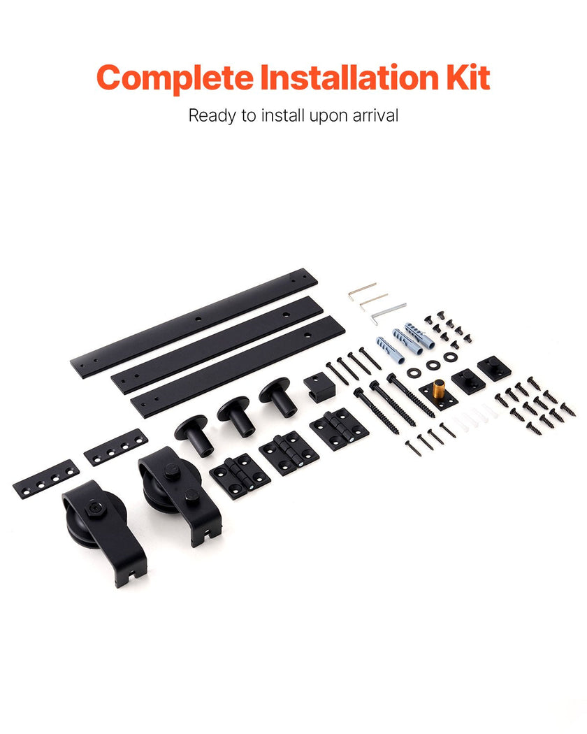 VEVOR Bi-Folding Sliding Barn Door Hardware Track Kit 40