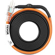 VEVOR Self-Regulating Pipe Heating Cable, 30-feet 5W/ft Heat Tape for Pipes Freeze Protection, Protects PVC Hose, Metal and Plastic Pipe from Freezing, 120V