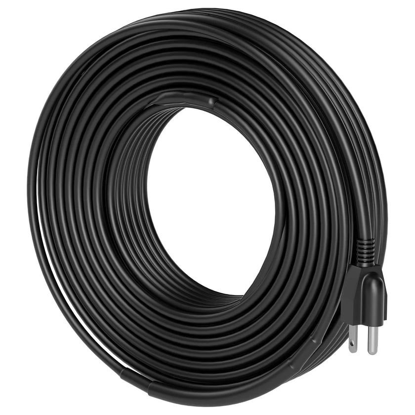 VEVOR Self-Regulating Pipe Heating Cable 100FT 5W/FT Heat Tape for Pipes Roof