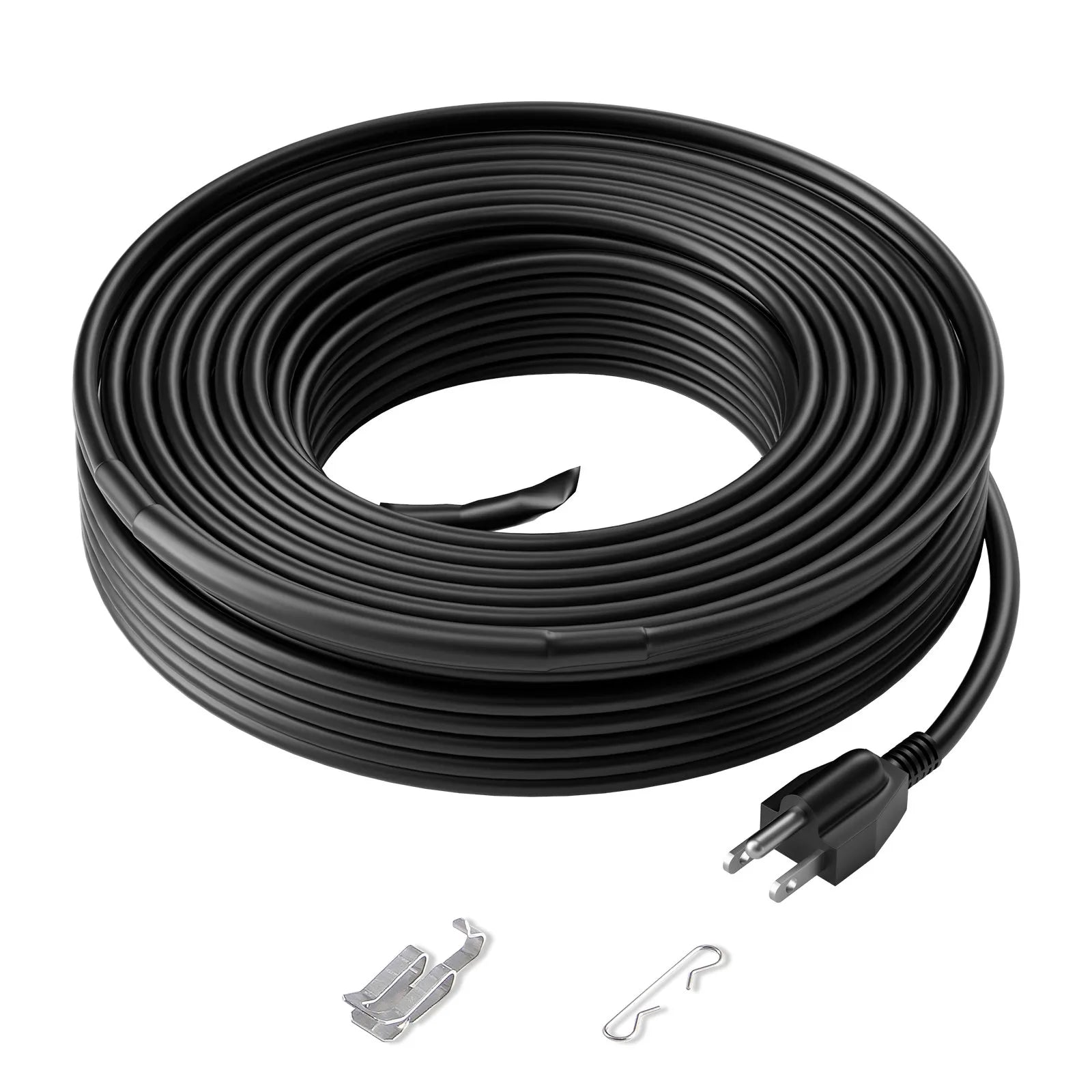 VEVOR Self-Regulating Pipe Heating Cable 100FT 5W/FT Heat Tape for Pipes Roof