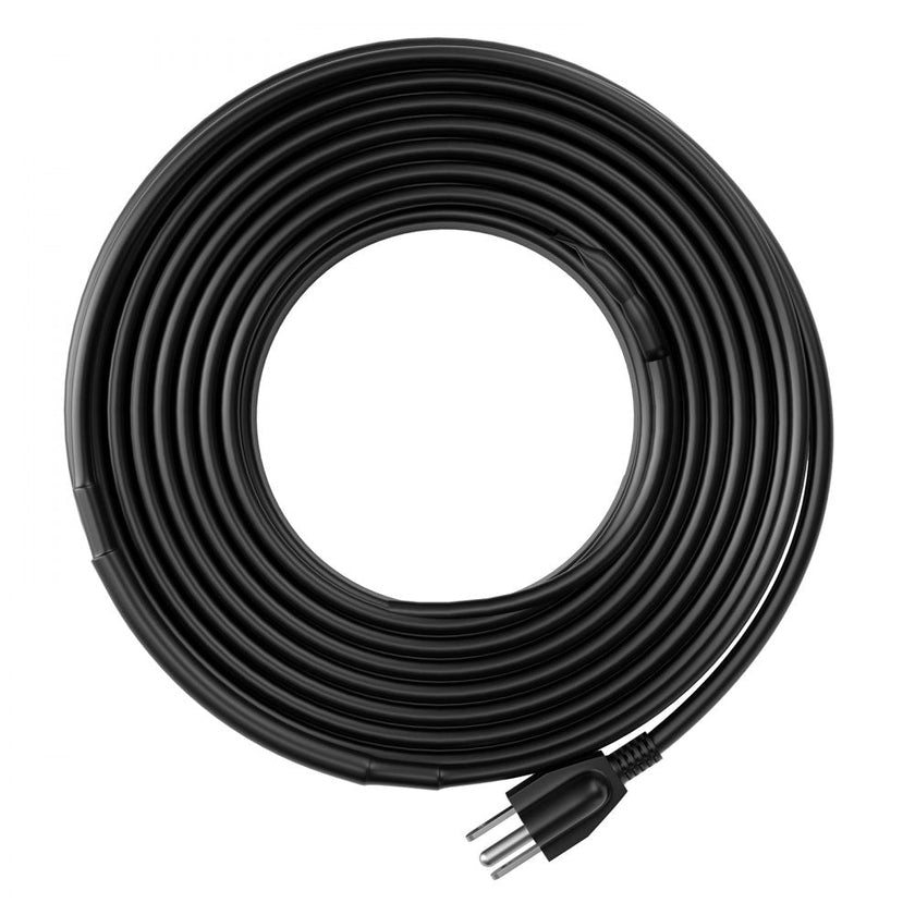 VEVOR Self-Regulating Pipe Heating Cable 24FT 5W/FT Heat Tape for Pipes Roof