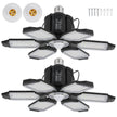 VEVOR LED Garage Light 15000LM 2 Packs Deformable Bright Shop Ceiling Light