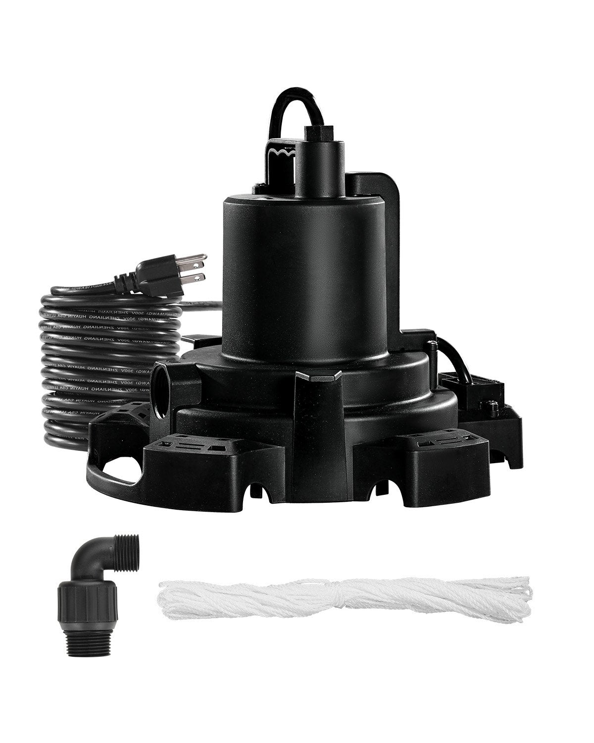 VEVOR Automatic Pool Cover Pump Submersible Swimming 1/2 HP 1600 GPH 25 ft Cord