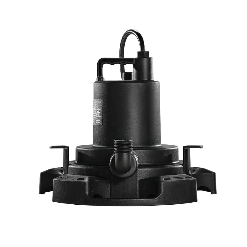 VEVOR Automatic Pool Cover Pump Submersible Swimming 1/2 HP 1600 GPH 25 ft Cord