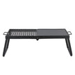 VEVOR Folding Campfire Grill, Heavy Duty Steel Mesh Grate, 22.4