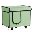 VEVOR Elevated Heated Cat House Cuboid Kitty Shelter with Heated Pad Green (S)