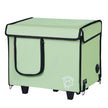 VEVOR Elevated Heated Cat House Cuboid Kitty Shelter with Heated Pad Green (S)
