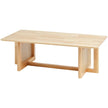 VEVOR Rattan Coffee Table Rectangle Rattan Coffee Table 1-Tier for Living Room