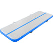 VEVOR Gymnastics Air Mat, 4 inch Thickness Inflatable Gymnastics Tumbling Mat, Tumble Track with Electric Pump, Training Mats for Home Use/Gym/Yoga/Cheerleading/Beach/Park/Water, 10 ft, Blue