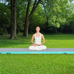 VEVOR Gymnastics Air Mat, 4 inch Thickness Inflatable Gymnastics Tumbling Mat, Tumble Track with Electric Pump, Training Mats for Home Use/Gym/Yoga/Cheerleading/Beach/Park/Water, 13 ft, Mint Green