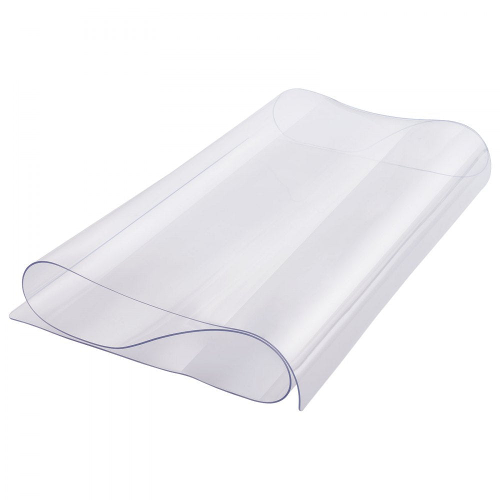 VEVOR PVC Table Protector 14x24 Inch Clear Plastic Desk Protector 1.5mm Thick