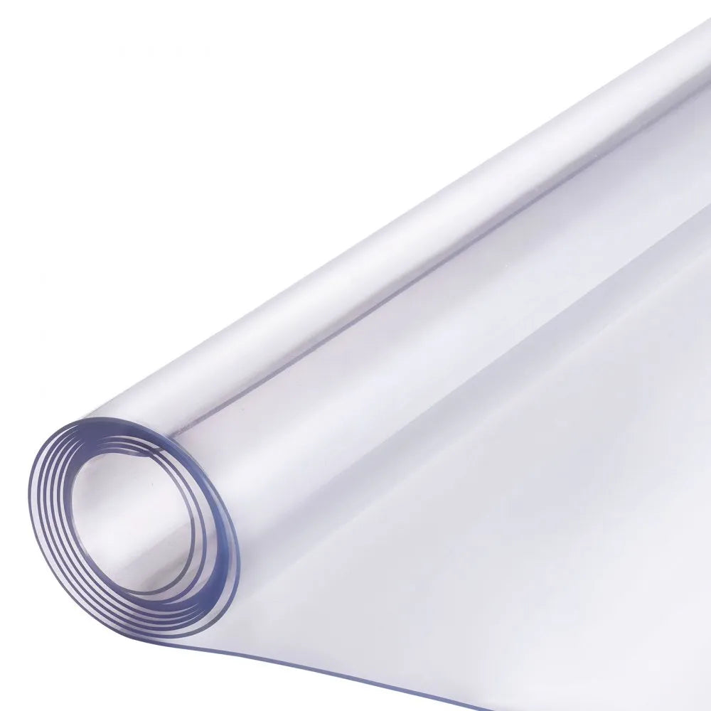 VEVOR PVC Table Protector 42x96 Inch Clear Plastic Desk Protector 1.5mm Thick
