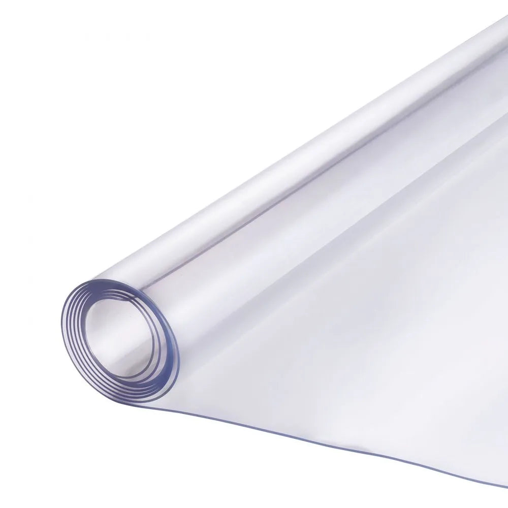 VEVOR PVC Table Protector 54x54 Inch Clear Plastic Desk Protector 2.0mm Thick