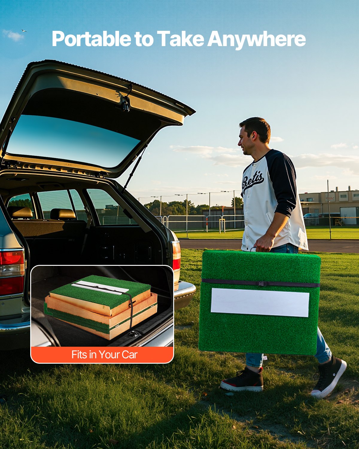 VEVOR 85 in Pitching Mound Portable Pitcher Mound Baseball Softball Training