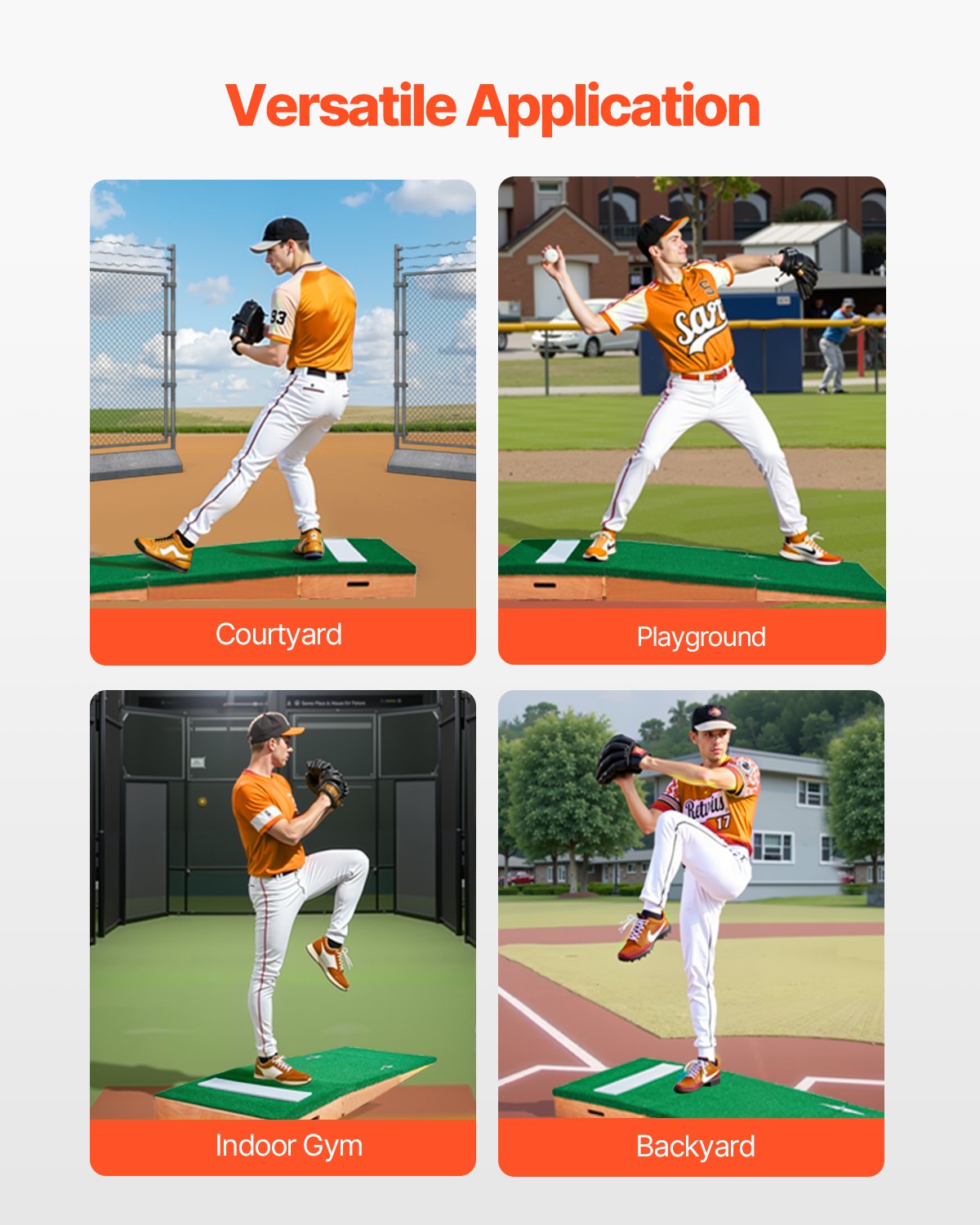 VEVOR 85 in Pitching Mound Portable Pitcher Mound Baseball Softball Training