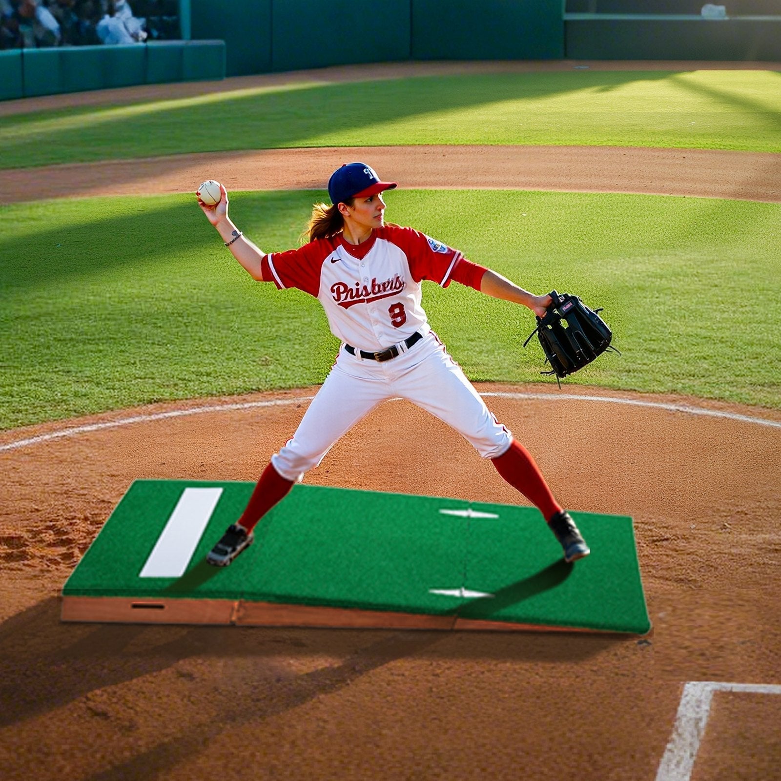 VEVOR 85 in Pitching Mound Portable Pitcher Mound Baseball Softball Training