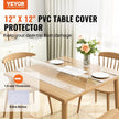 VEVOR Clear Table Cover Protector, 12