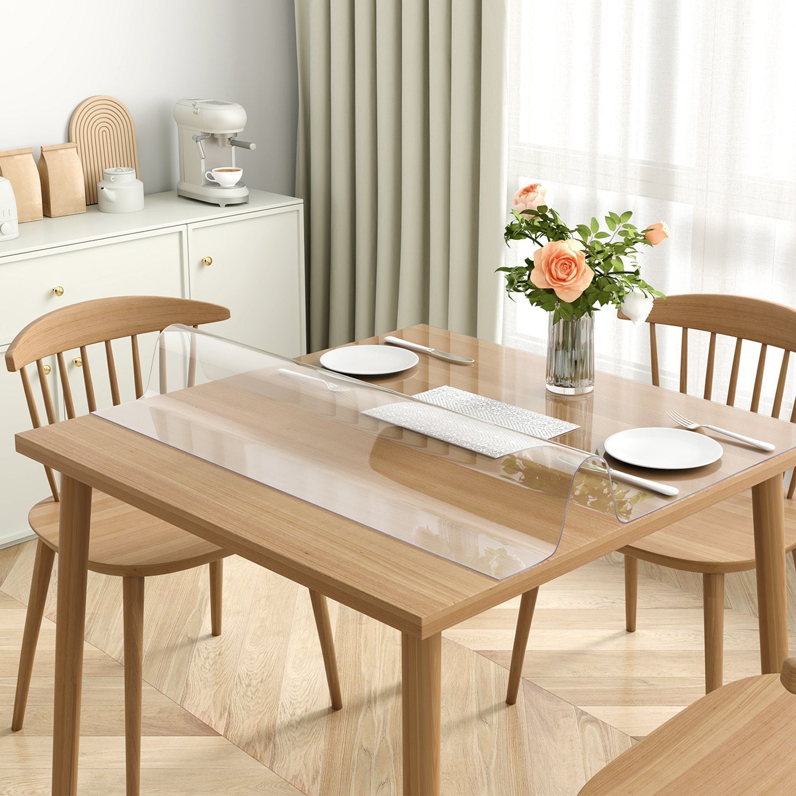 VEVOR Clear Table Cover Protector, 12