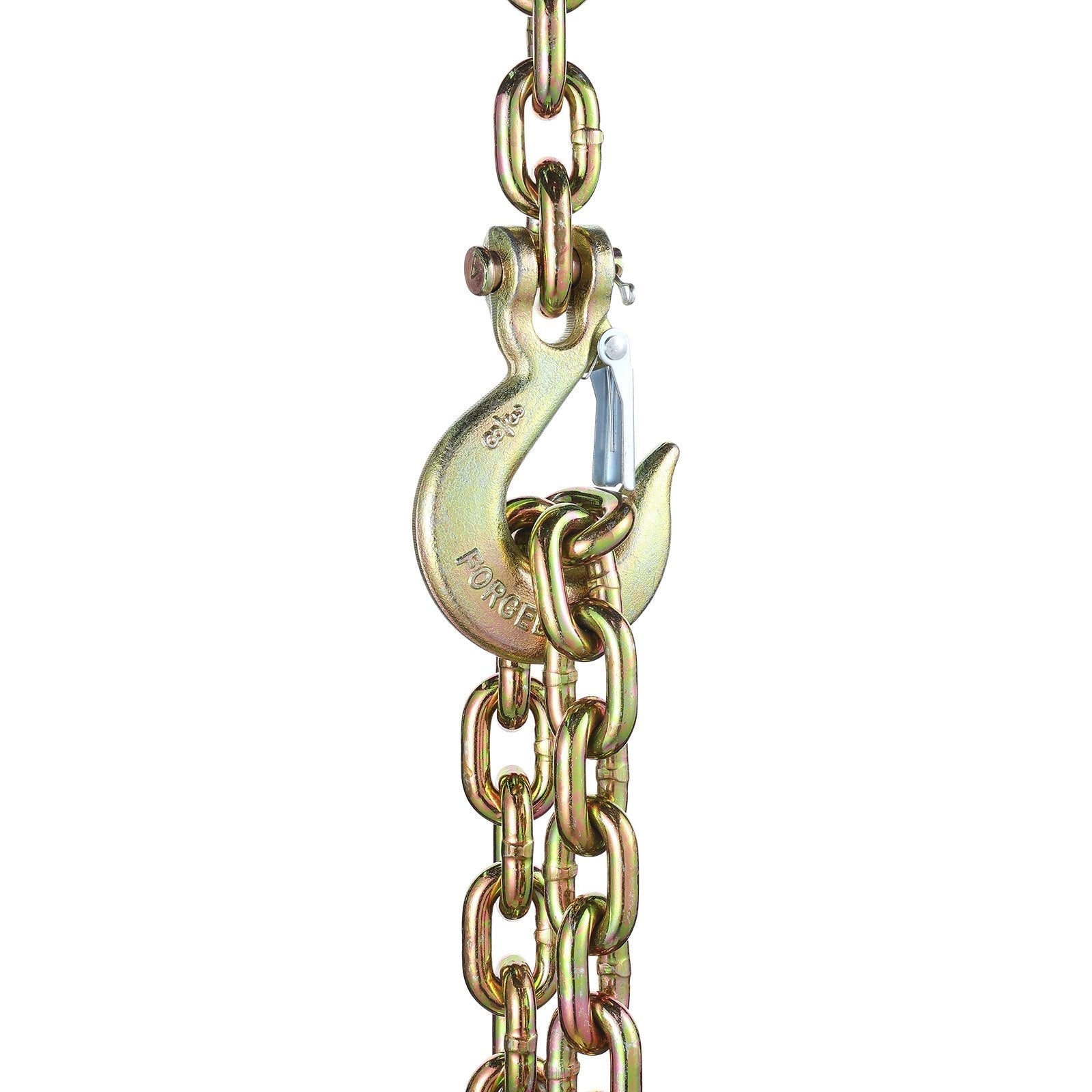 VEVOR Binder Chain G80 Tie Down Tow Chain with Hook 3/8