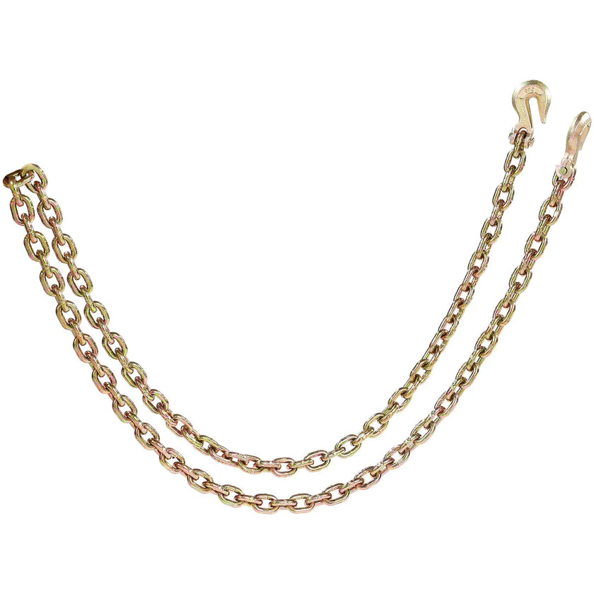 VEVOR Binder Chain G80 Tie Down Tow Chain with Two Hooks 3/8