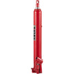 VEVOR Hydraulic Long Ram Jack, 4 Tons/8818 lbs Capacity, with Single Piston Pump and Flat Base, Manual Cherry Picker w/Handle, for Garage/Shop Cranes, Engine Lift Hoist, Red