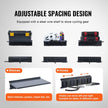 VEVOR Bike Storage Rack Wall Mount Garage Bike Holder & 3 Shelves for 6 Bicycles