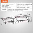 VEVOR Bike Storage Rack Wall Mount Garage Bike Holder & 2 Shelves for 4 Bicycles
