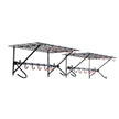 VEVOR Bike Storage Rack Wall Mount Garage Bike Holder & 2 Shelves for 4 Bicycles