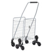 VEVOR Stair Climbing Cart Foldable Shopping Cart 45L with Stair Climbing Wheels