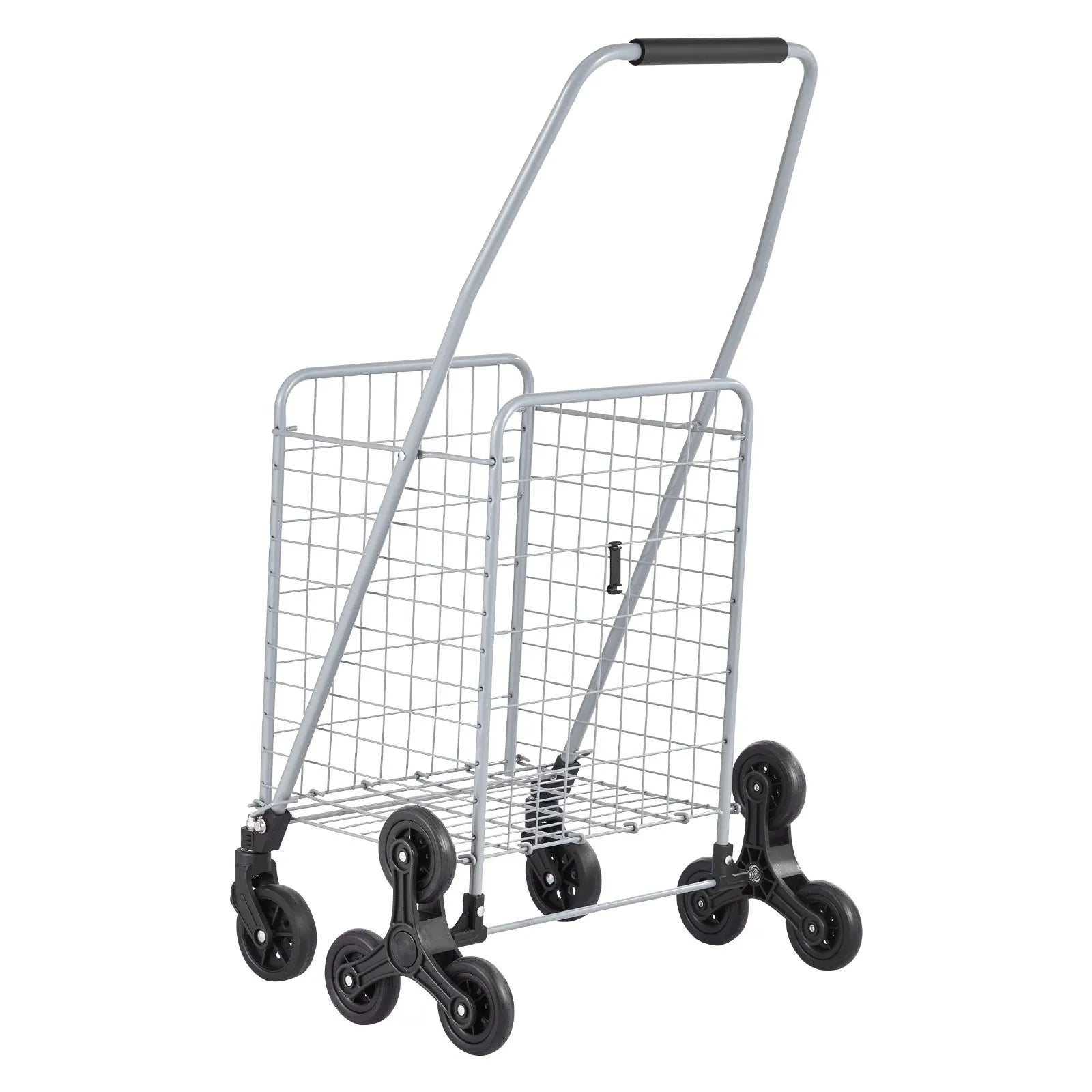 VEVOR Stair Climbing Cart Foldable Shopping Cart 45L with Stair Climbing Wheels
