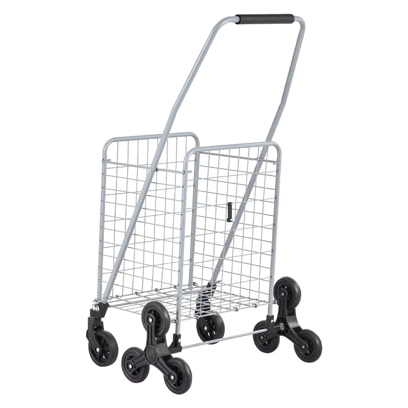 VEVOR Stair Climbing Cart Foldable Shopping Cart 45L with Stair Climbing Wheels