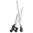 VEVOR Stair Climbing Cart Foldable Shopping Cart 45L with Stair Climbing Wheels