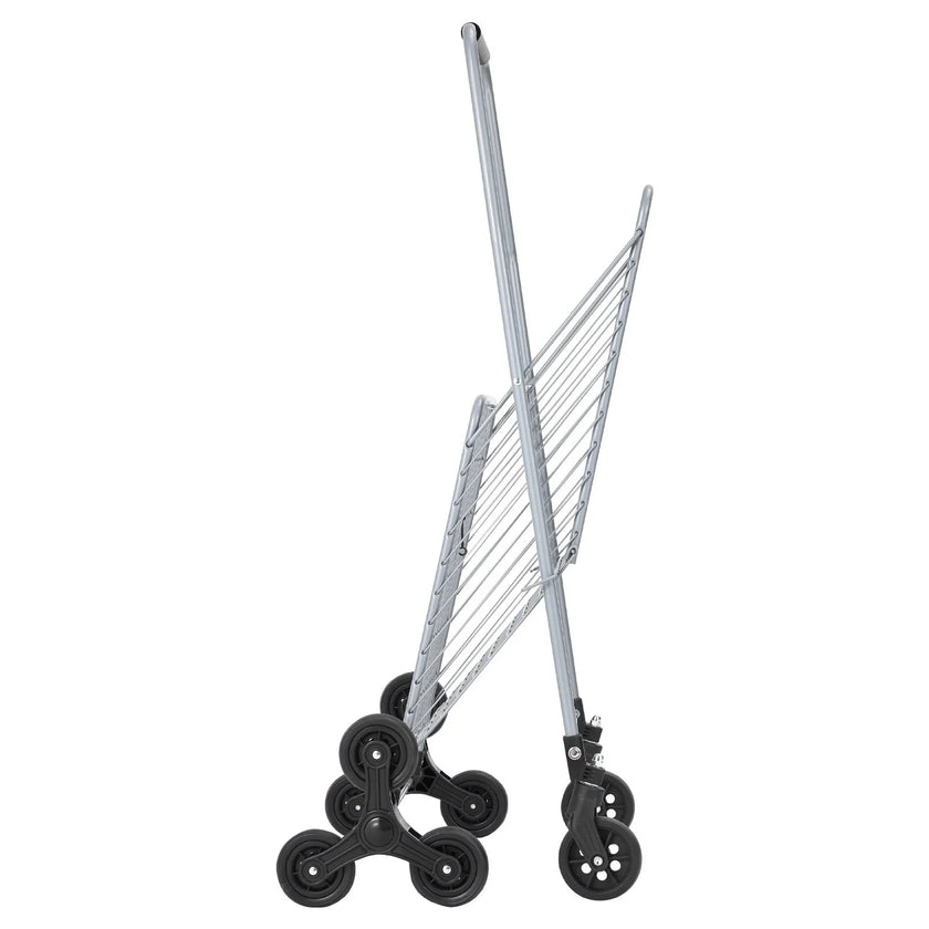 VEVOR Stair Climbing Cart Foldable Shopping Cart 45L with Stair Climbing Wheels