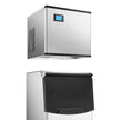 VEVOR Commercial Ice Maker 300LBS/24H & 250LBS Storage Bin Auto Self-Cleaning