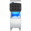 VEVOR Commercial Ice Maker 300LBS/24H & 250LBS Storage Bin Auto Self-Cleaning