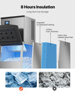 VEVOR Commercial Ice Maker 500LBS/24H & 250LBS Storage Bin Auto Self-Cleaning