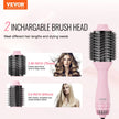 VEVOR Hair Blow Dryer Brush, Ionic Hot Air Styling Brush with 2.6
