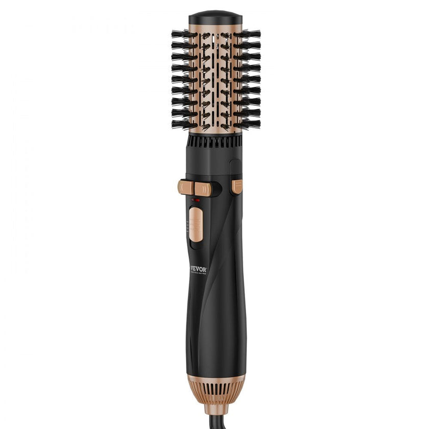 VEVOR Rotating Hair Dryer Brush Hot Air Styling Brush with 3 Interchange Heads