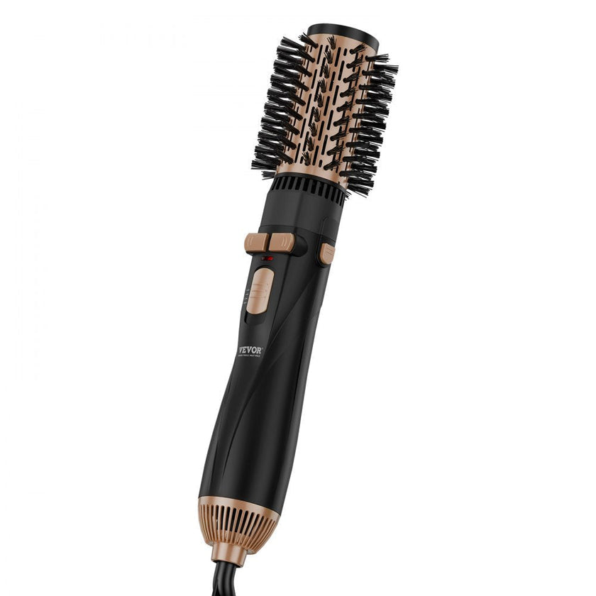 VEVOR Rotating Hair Dryer Brush Hot Air Styling Brush with 3 Interchange Heads