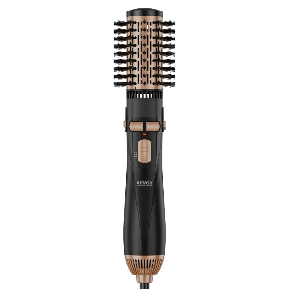 VEVOR Rotating Hair Dryer Brush Hot Air Styling Brush with 3 Interchange Heads