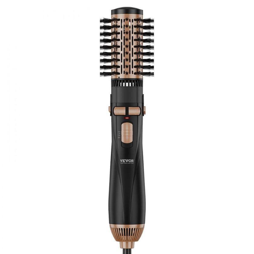 VEVOR Rotating Hair Dryer Brush Hot Air Styling Brush with 3 Interchange Heads
