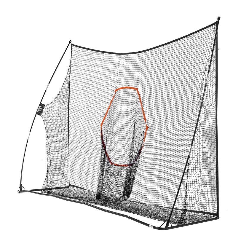 VEVOR Golf Practice Hitting Net, Huge 10.8x7ft Golf Net, Personal Driving Range for Indoor Outdoor Use, Portable Home Golf Aid Net with Target/Fiberglass Frame/Carry Bag, Gift for Men, Golf Lovers