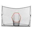 VEVOR Golf Practice Hitting Net, Huge 10.8x7ft Golf Net, Personal Driving Range for Indoor Outdoor Use, Portable Home Golf Aid Net with Target/Fiberglass Frame/Carry Bag, Gift for Men, Golf Lovers