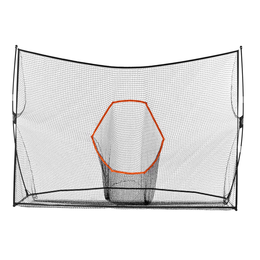 VEVOR Golf Practice Hitting Net, Huge 10.8x7ft Golf Net, Personal Driving Range for Indoor Outdoor Use, Portable Home Golf Aid Net with Target/Fiberglass Frame/Carry Bag, Gift for Men, Golf Lovers
