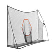 VEVOR Golf Practice Hitting Net, Huge 10.8x7ft Golf Net, Personal Driving Range for Indoor Outdoor Use, Portable Home Golf Aid Net with Target/Fiberglass Frame/Carry Bag, Gift for Men, Golf Lovers