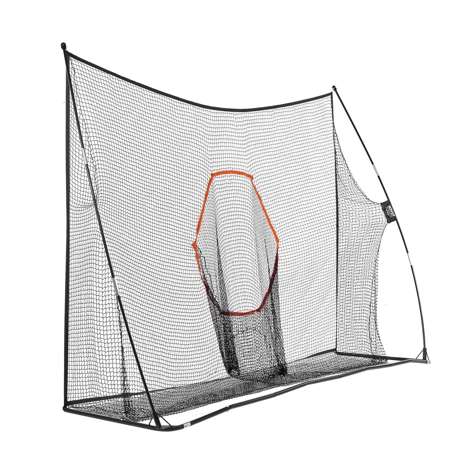 VEVOR Golf Practice Hitting Net, Huge 10.8x7ft Golf Net, Personal Driving Range for Indoor Outdoor Use, Portable Home Golf Aid Net with Target/Fiberglass Frame/Carry Bag, Gift for Men, Golf Lovers