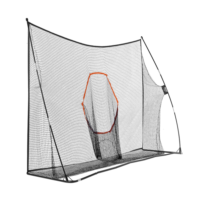 VEVOR Golf Practice Hitting Net, Huge 10.8x7ft Golf Net, Personal Driving Range for Indoor Outdoor Use, Portable Home Golf Aid Net with Target/Fiberglass Frame/Carry Bag, Gift for Men, Golf Lovers